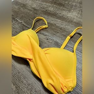 Cupshe. Yellow. Swim top. New, never worn.